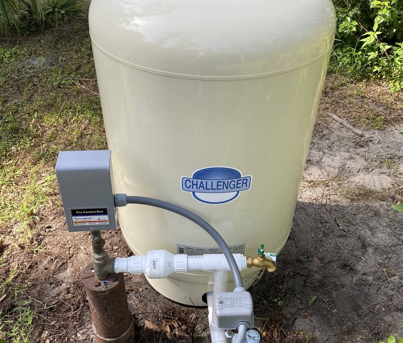 well pressure tank
