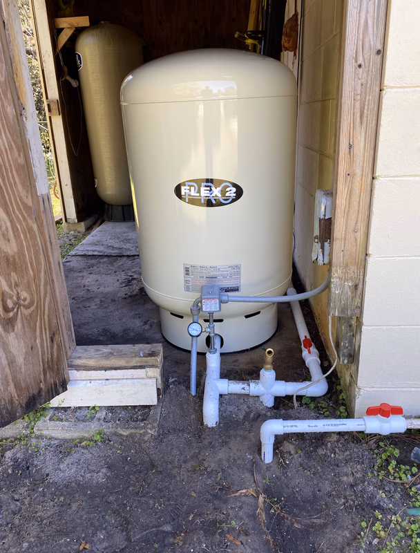 pump house pressure tank