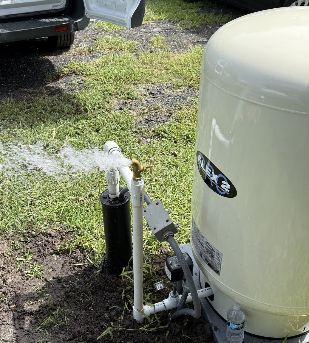 LPR Services well pressure tank replacement in Central Florida